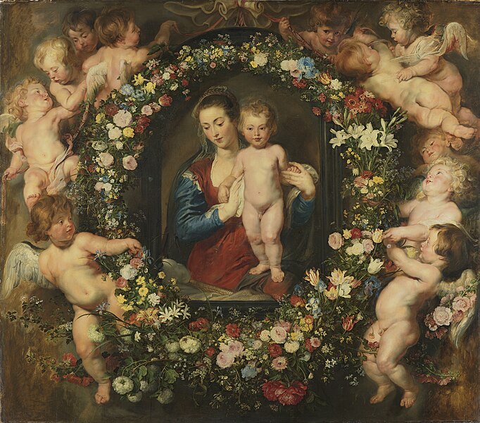 File:Peter Paul Rubens - Madonna in Floral Wreath.jpg