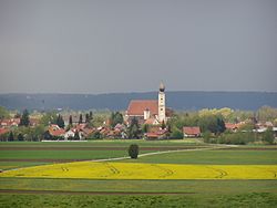Pfaffenhausen seen from the south