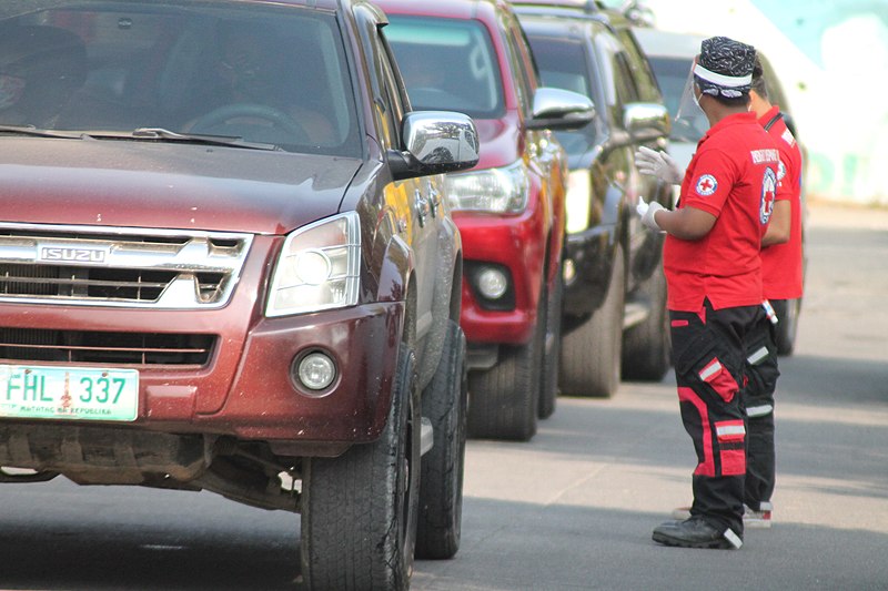 File:Philippine Red Cross thermal scanning COVID19 Bayombong.jpg