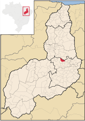 Ipiranga do Piauí – Mappa