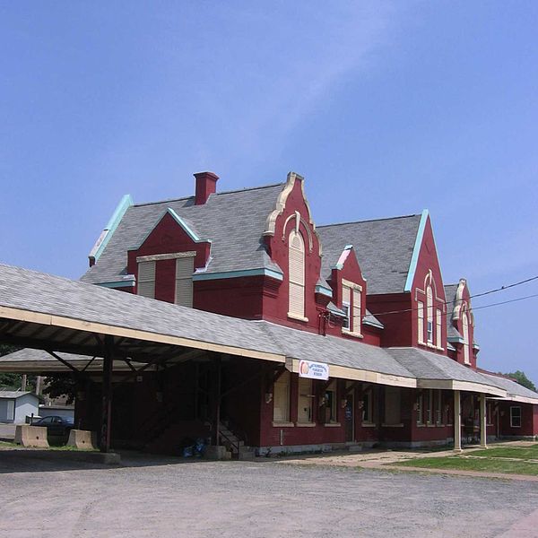 The former train station in Pictou Town