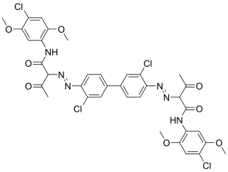 <span class="mw-page-title-main">Pigment yellow 83</span> Chemical compound