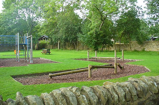 Playground at Keldy Cabins - geograph.org.uk - 1758516