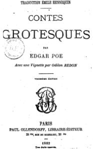 Edgar Allan Poe Contes grotesques, trad. Hennequin, 1882    