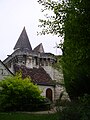 Loches : La Porte royale vue du jardin d'Emmanuel Lansyer