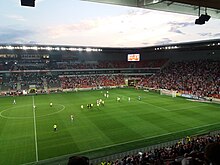 A Czech First League match (SK Slavia Prague vs MFK Karvina) Praha, Slavia, fotbalovy stadion (2).jpg