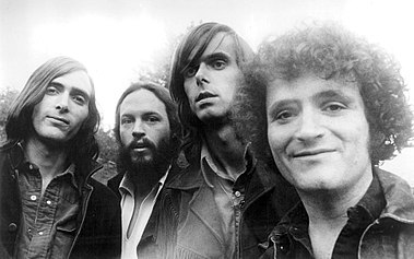 Quicksilver Messenger Service in January 1970, with Hopkins second from right