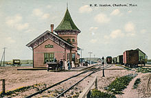 The station around 1910 R. R. Station, Chatham, Mass.jpg