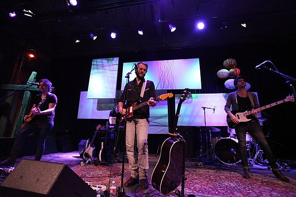 Contemporary Christian worship in Rock Harbor Church, Costa Mesa, United States