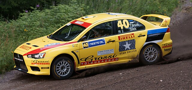 Tänak at the 2010 Rally Finland