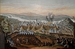 The Christian reconquest of Buda, Ottoman Hungary, 1686, painted by Frans Geffels