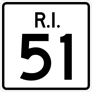 <span class="mw-page-title-main">Rhode Island Route 51</span> State highway in Rhode Island, US