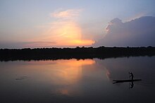 The Sangha River in the Central African Republic in 2010