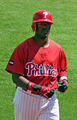 2007 MVP Jimmy Rollins recorded the fourth 20-20-20-20 season in MLB history. RollinsCloseUp.JPG