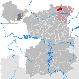 Läget för kommunen Rosendorf i Saale-Orla-Kreis