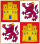 Stendardo reale della corona di Castiglia (stile asburgico) -Variant.svg