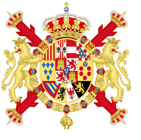 Königliches Wappen von Spanien (1761-1843) - Common Version of the Colours.svg