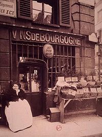 Vue de la rue et du cabaret Au Port-Salut, photo d'Eugène Atget (1903).