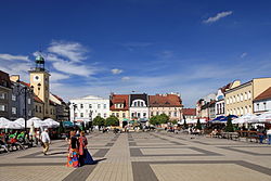 Главниот плоштад во Рибњик