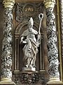 Notre-Dame du Kreisker : retable de l'ancienne chapelle des Minimes (statue de saint Augustin)