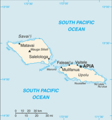 An enlargeable map of the Independent State of Samoa Samoa-CIA WFB Map.png