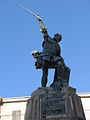 A statua di Samperu Corsu, in Bastelica