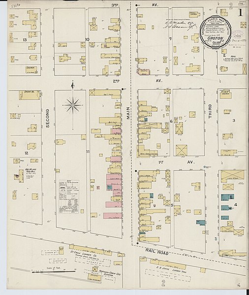 File:Sanborn Fire Insurance Map from Groton, Brown County, South Dakota. LOC sanborn08235 003-1.jpg