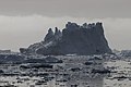 Icebergs in Disko Bay in Baffin Bay
