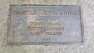 <i>Seattle Center Totem</i> 1970 totem pole in Seattle, Washington, U.S.