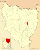 Ubicación del municipio en el mapa de la provincia