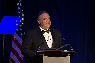 Secretary of State Mike Pompeo speaks at the 2019 BENS Gala and Award Ceremony Secretary Pompeo Delivers Remarks to Business Executives for National Security (47745857141).jpg