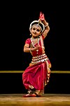 Odissi Shrinika performing Abhinaya (Kede Chhanda Janilu Tuhi).jpg