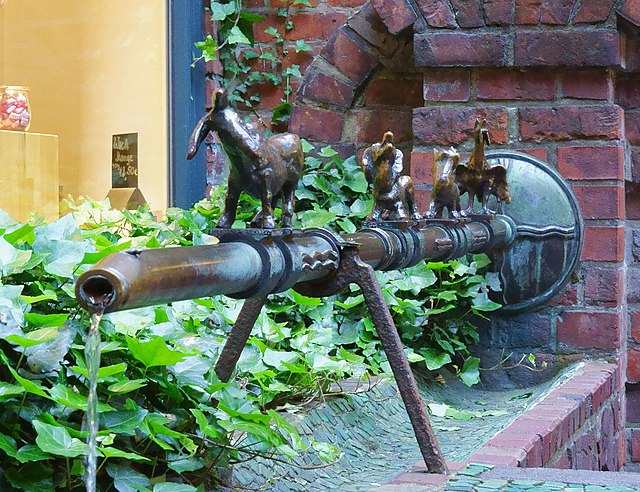 Sieben Faulen Brunnen in Bremen, Stadtmusikanten