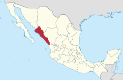 Sinaloa - Lokalizacija