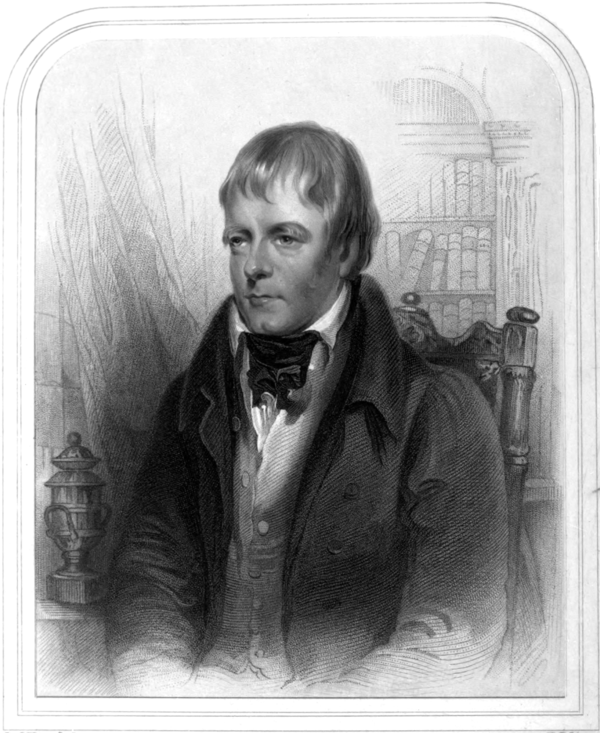 Sir Walter Scott, engraving by Robinson