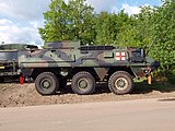 Un veicolo da trasporto ambulanza XA-188 dell'esercito reale olandese