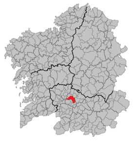 Poziția localității Ourense