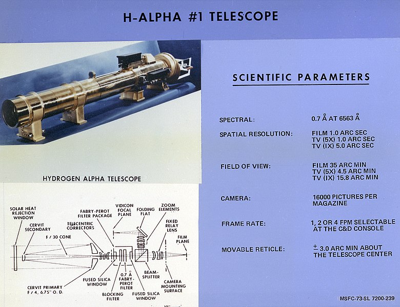 File:Skylab Hydrogen-Alpha (H-Alpha) No.1 Telescope graphic (0101909).jpg