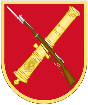 Spanish Army Weaponry Course and Graduates Emblem.svg