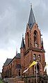 Josefskirche nach Brand und Restaurierung