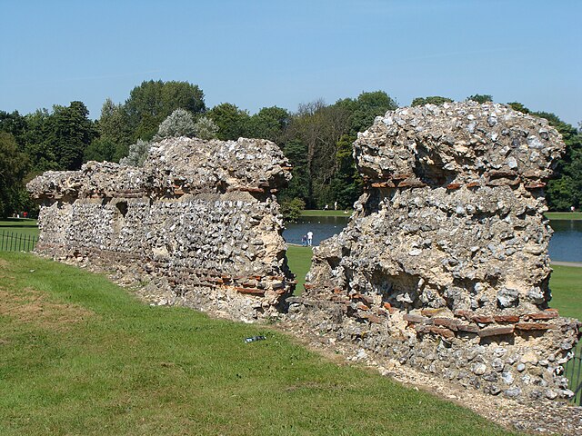 Remains of Roman wall