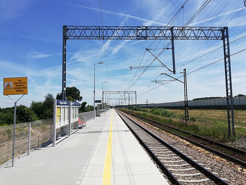 File:Stacja kolejowa Węgrzce Wielkie 1 2019.jpg