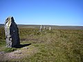 Stall moor row on Southern Dartmoor