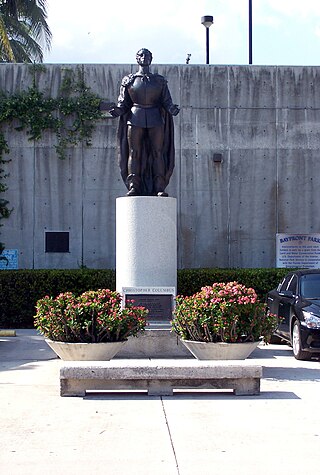 <span class="mw-page-title-main">Statue of Christopher Columbus (Miami)</span> Statue in Miami, Florida, U.S.