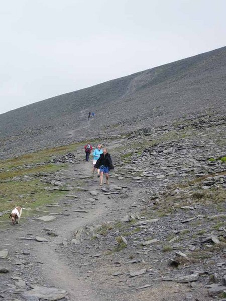 File:Steep path on SW side of Skiddaw - geograph.org.uk - 817969.jpg