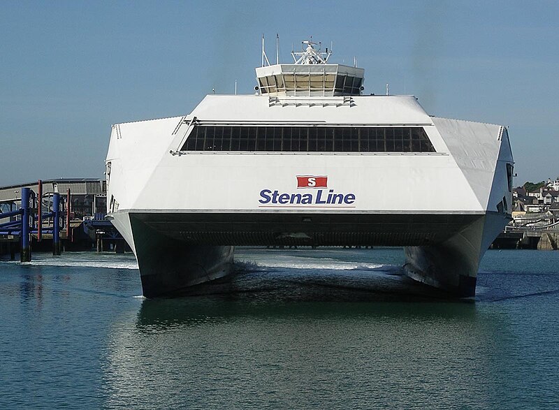 File:Stena Explorer leaving Holyhead.jpg