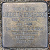 Stolperstein Eichkatzweg 33 (kamizelka) Cordelia Edvardson.jpg