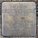 Stolperstein Eichkatzweg 33 (Weste) Cordelia Edvardson.jpg