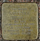 Stolperstein für Sara Lange-Biberfeld