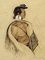 Te Rangihaeata, watercolour by Charles Decimus Barraud, 1840.jpg